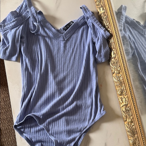 Timing Lavender Ribbed Crop Top - Picture 3 of 3